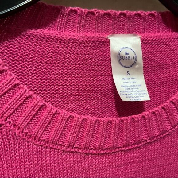 The Bubble Tennis Sweater pink white size S - Picture 5 of 9